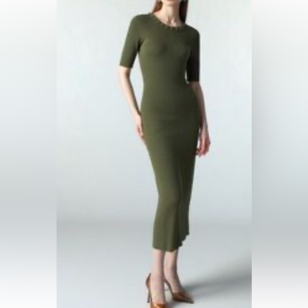 Camila Coelho ribbed sweater dress